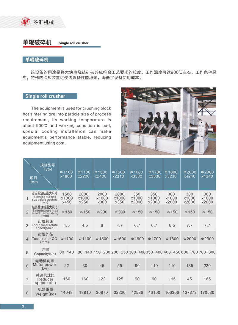 單輥破碎機(jī)